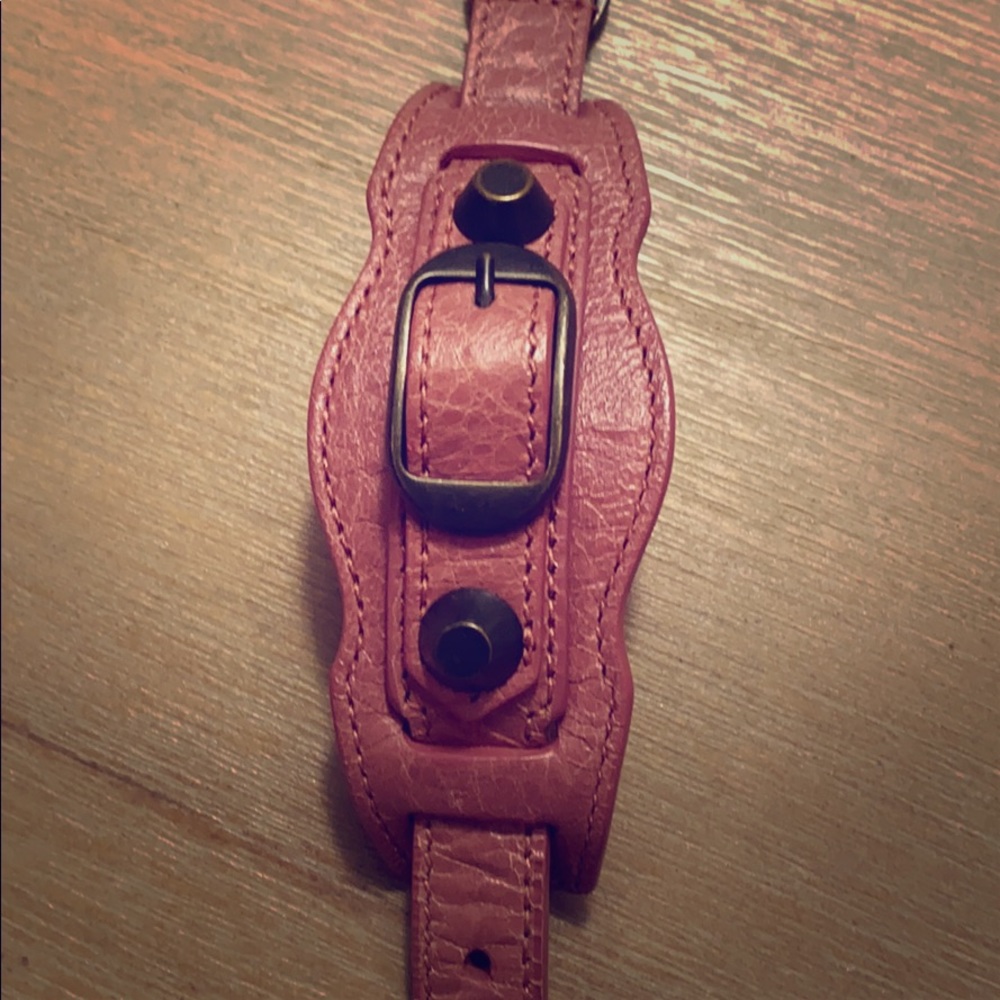 Pink Balenciaga Bracelet